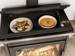 ESTUFA/COCINA THERMOROSSI AGORÁ  CON ZONA COCCION ABIERTA